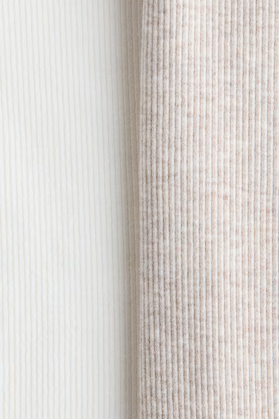 Набор из 2 свитеров из хлопка с пуговицами