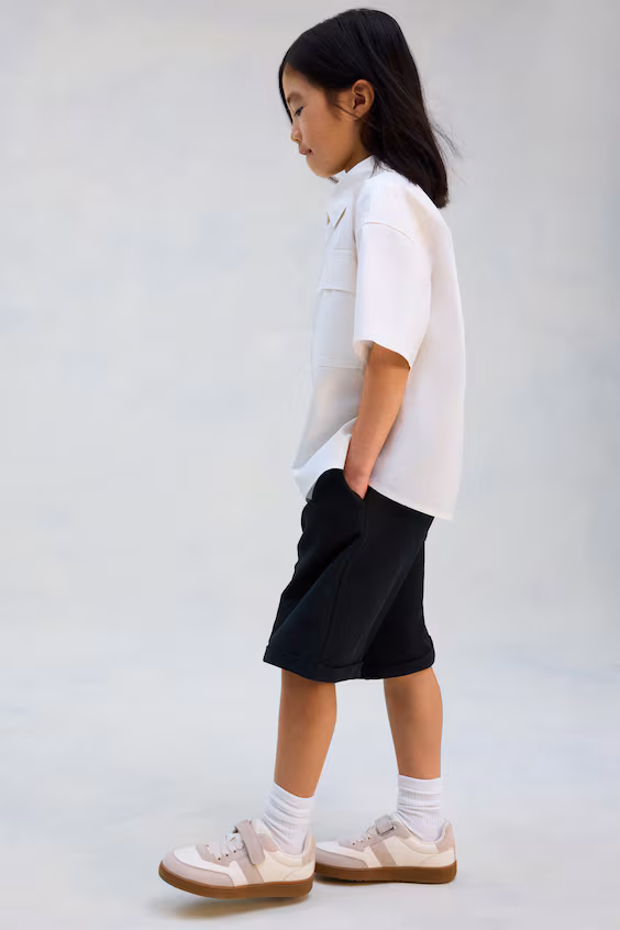 Шорты из джерси свободного кроя