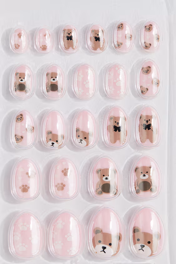 Наклейки для ногтей h&m