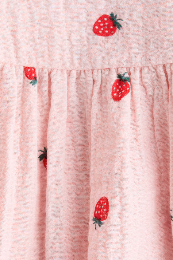 Платье из хлопковой муселина