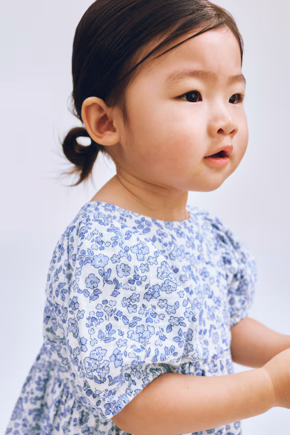 Платье из хлопковой муселина