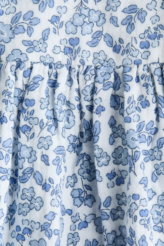 Платье из хлопковой муселина