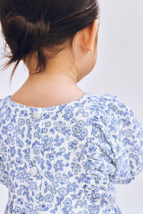 Платье из хлопковой муселина