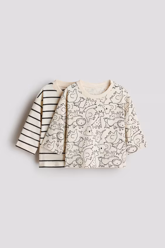 Набор из 2 свитеров с принтом