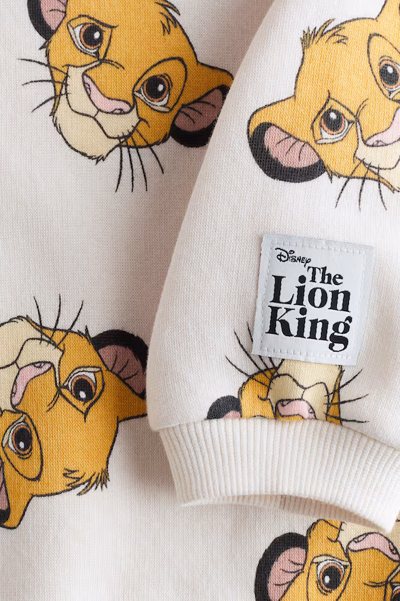 Комплект из 2 предметов из молнии с принтом