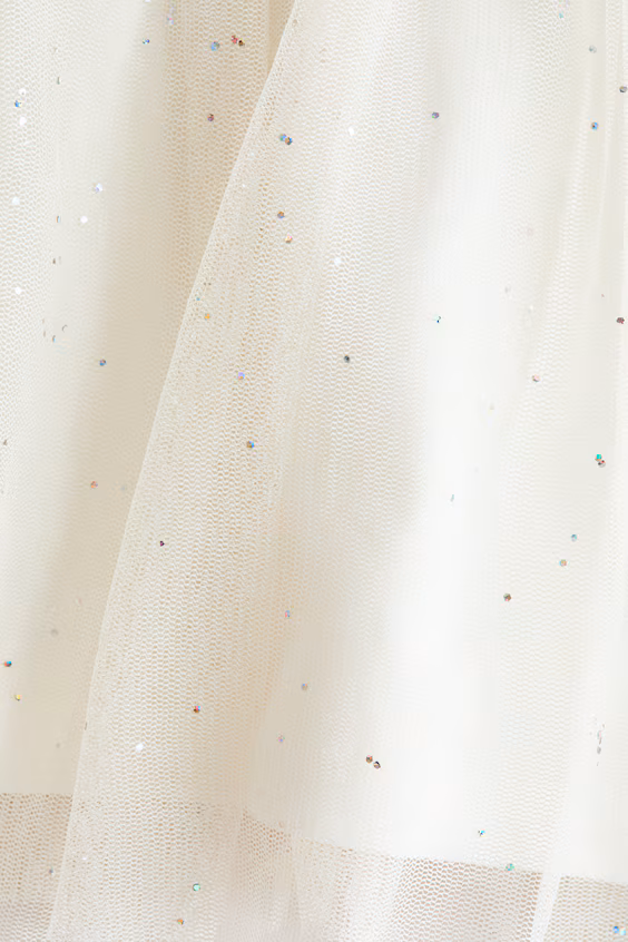 Платье-свитшот с принтом и фатиновой юбкой