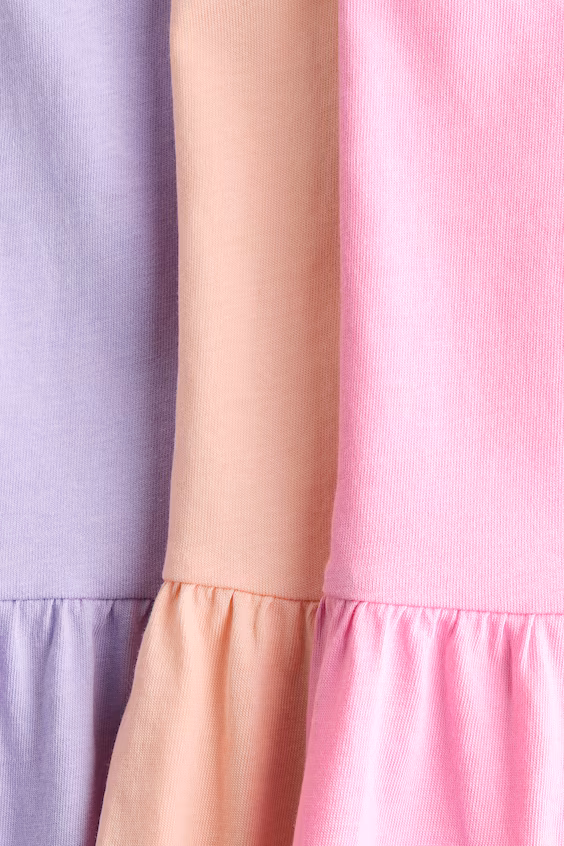 Набор из 3 платьев с оборками на рукавах