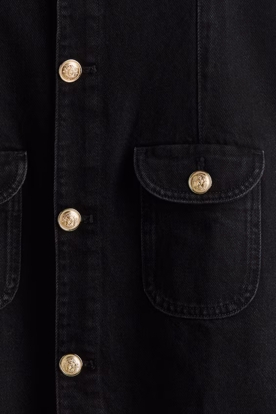 Платье без рукавов из денима