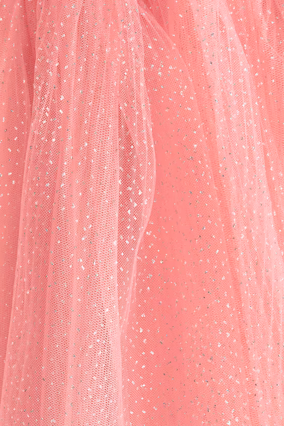 Блестящая юбка из фатина