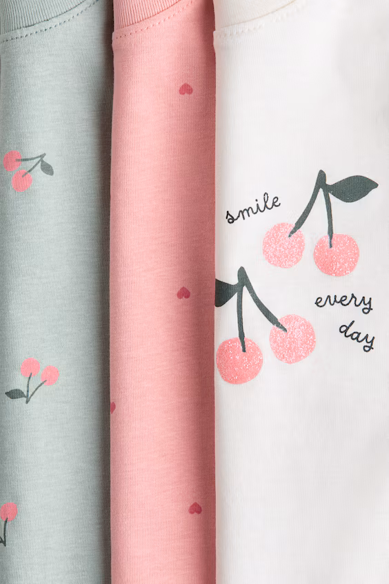 Набор из 3 майок с принтом