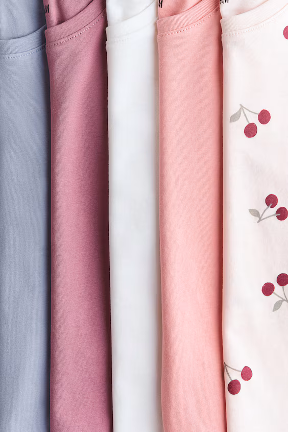 Набор из 5 футболок h&m