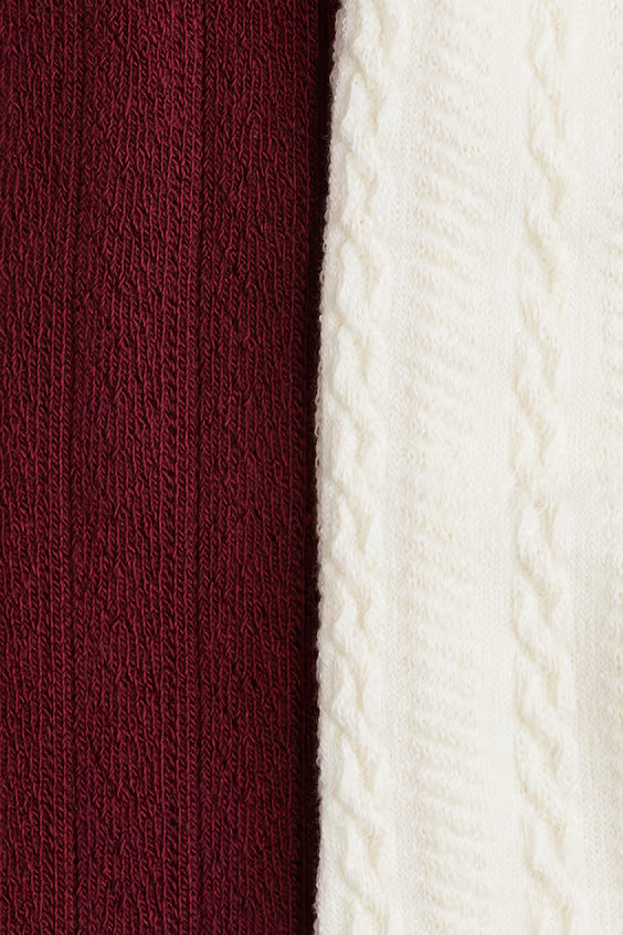 Пачка из 2 колготок из тонкой ткани