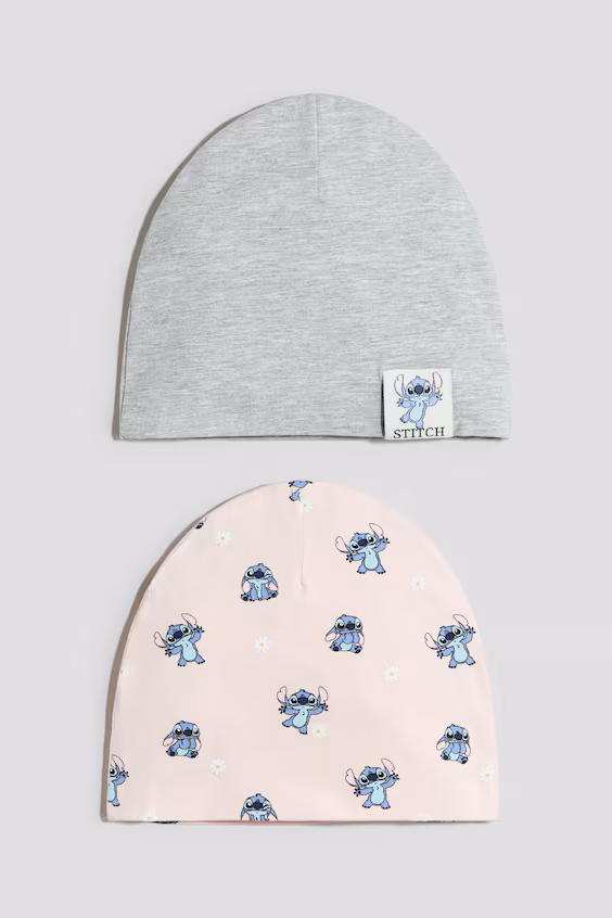 Набор из 2 шапок из хлопка