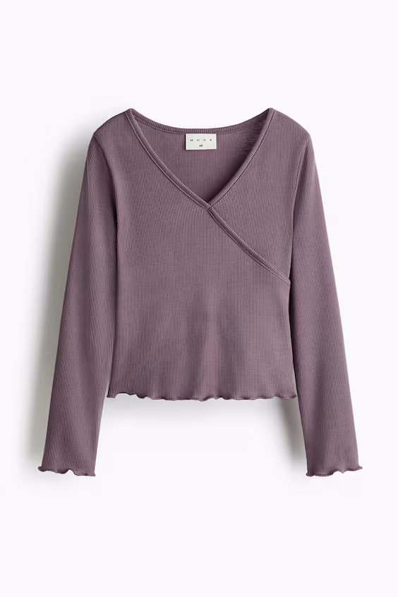 Обтягивающая спортивная свитер с завязками