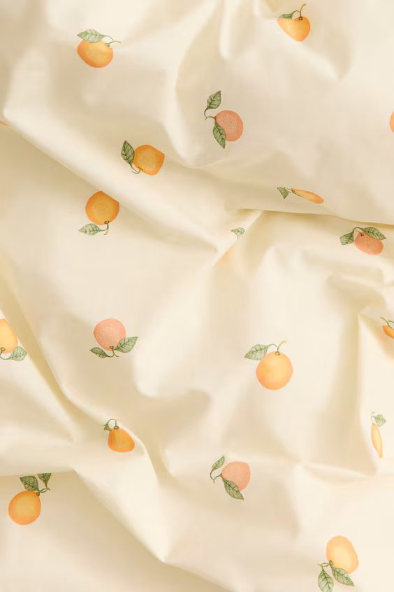 Комплект одеяла из хлопковой ткани с принтом