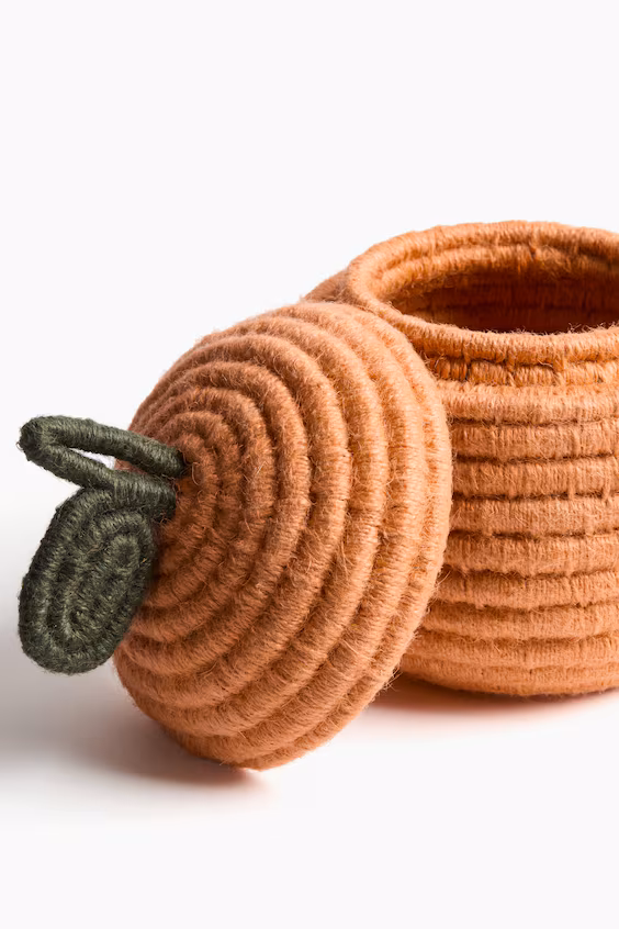 Корзина для хранения в форме апельсина