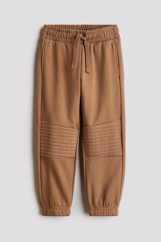 Брюки-джоггеры с усиленными коленями