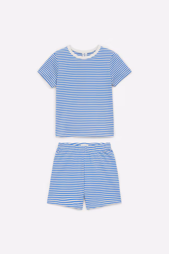 Пижама из джерси короткая