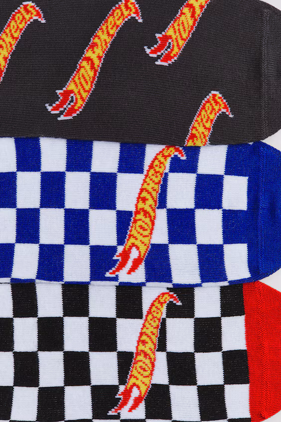 Пакет из 5 пар носков с узором