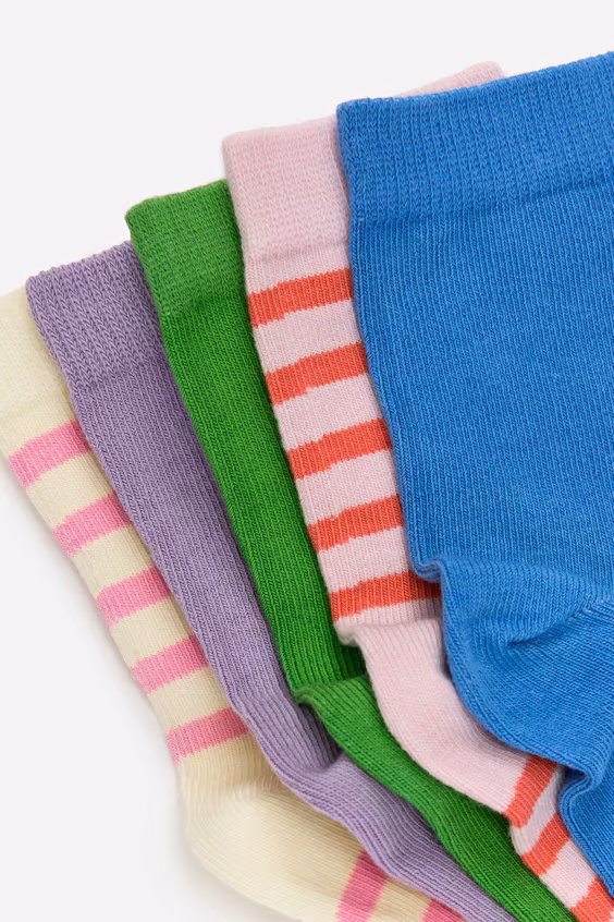 Комплект из 5 пар хлопковых носков