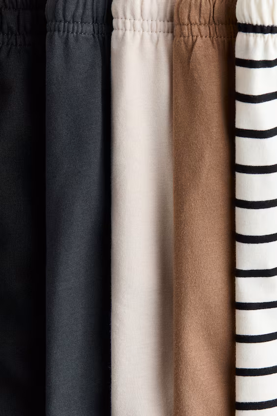 Набор из 5 шорт из хлопкового джерси