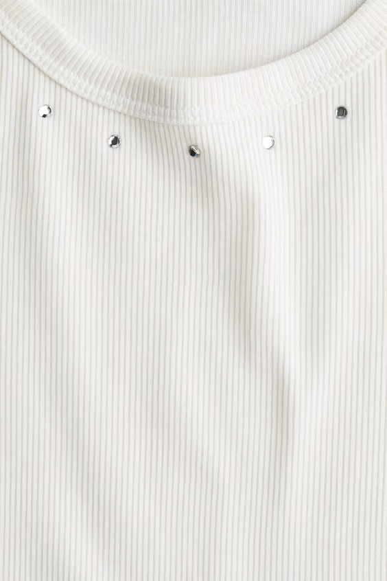 Украшенный топ из хлопка