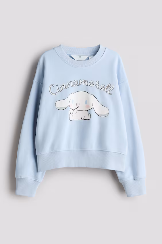 Оверсайз-свитшот с принтом