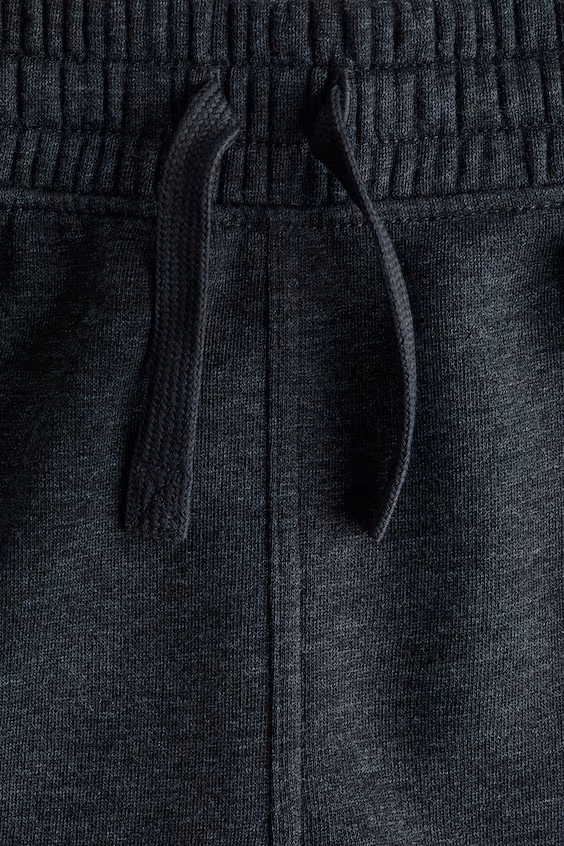 Брюки-джоггеры из хлопкового мольтона