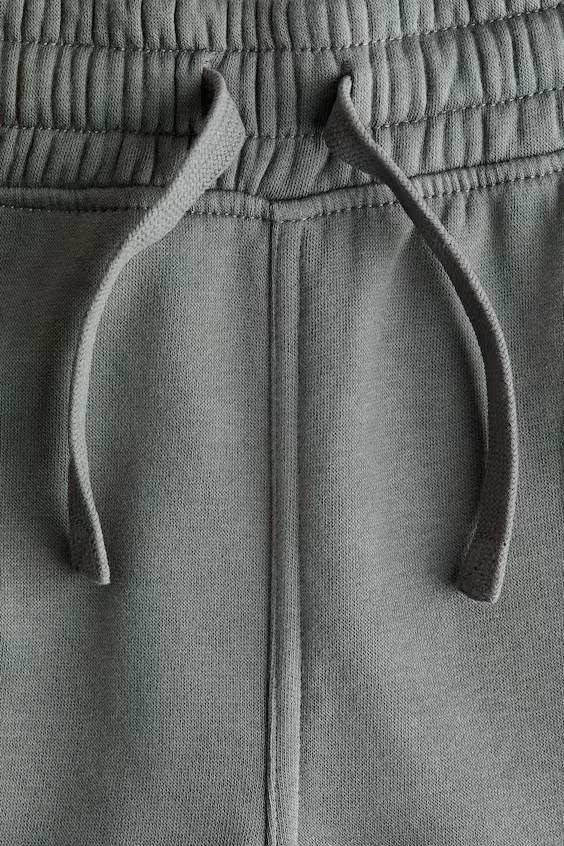 Брюки-джоггеры из хлопкового мольтона