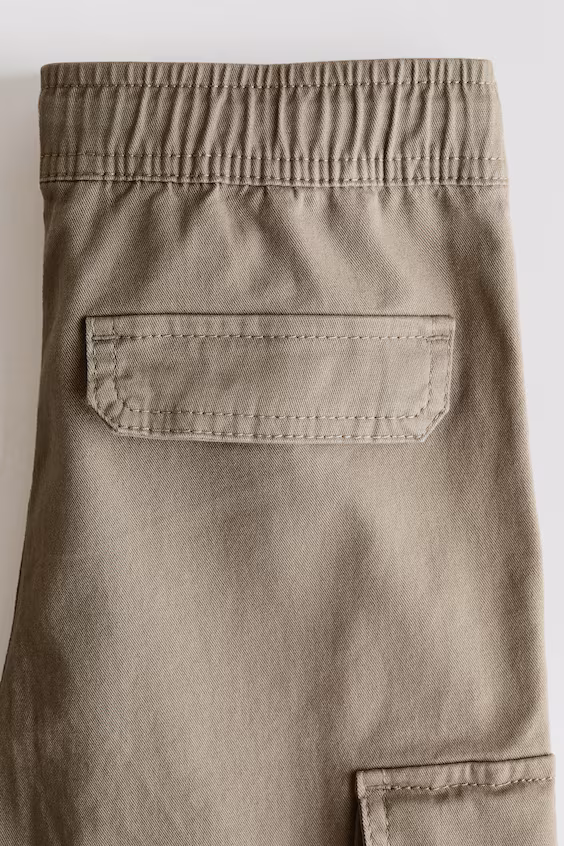 Брюки-карго из хлопка