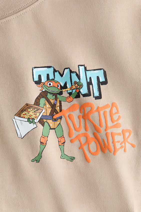 Футболка из хлопка с принтом