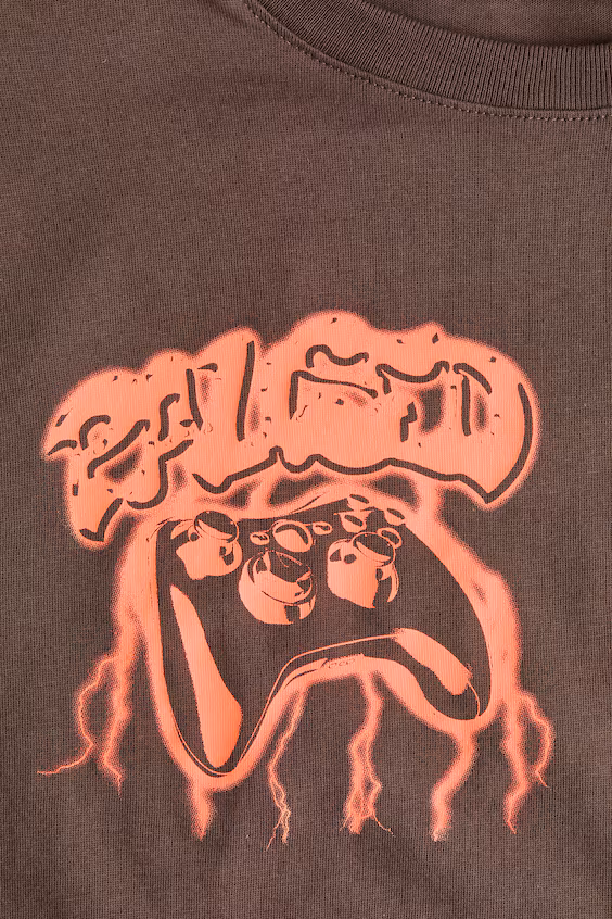 Футболка с принтом