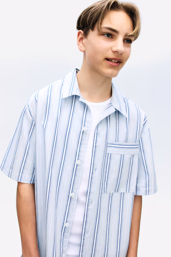 Рубашка из хлопкового поплина