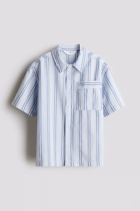 Рубашка из хлопкового поплина