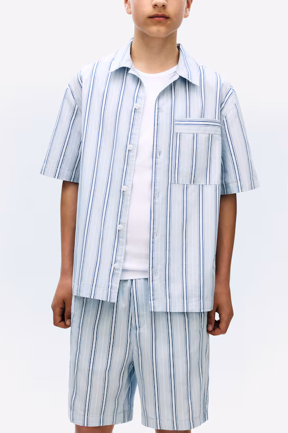 Рубашка из хлопкового поплина