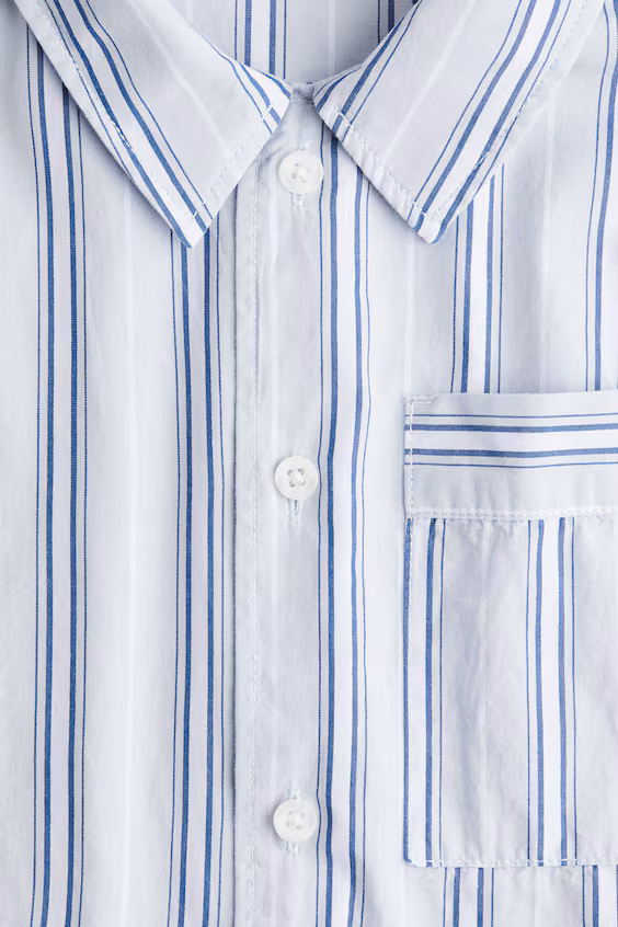 Рубашка из хлопкового поплина