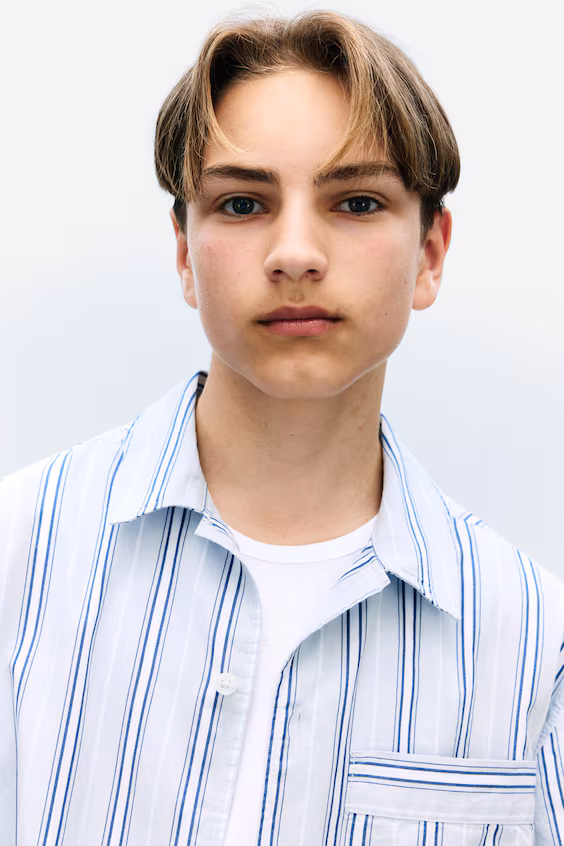 Рубашка из хлопкового поплина