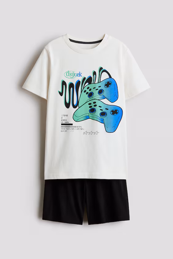 Пижама из хлопкового джерси