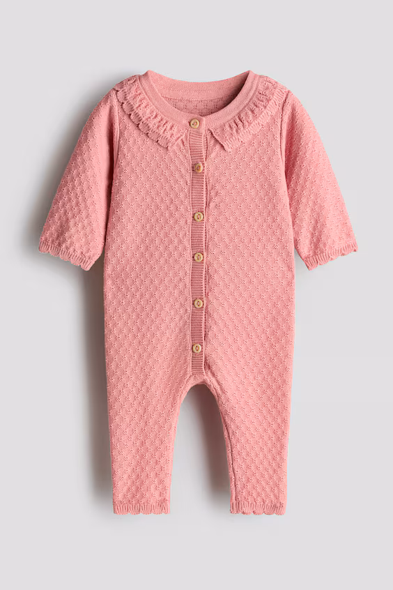 Комбинезон из хлопкового мягкого трикотажа