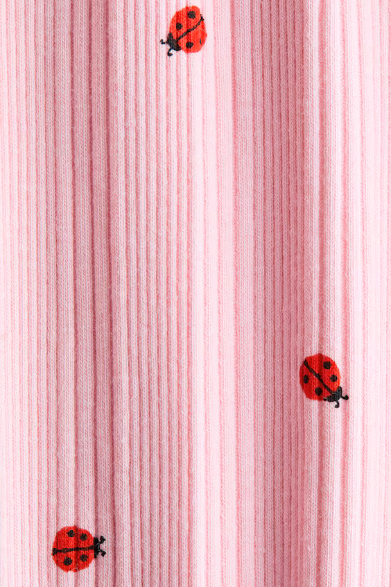 Ребристые леггинсы из хлопка