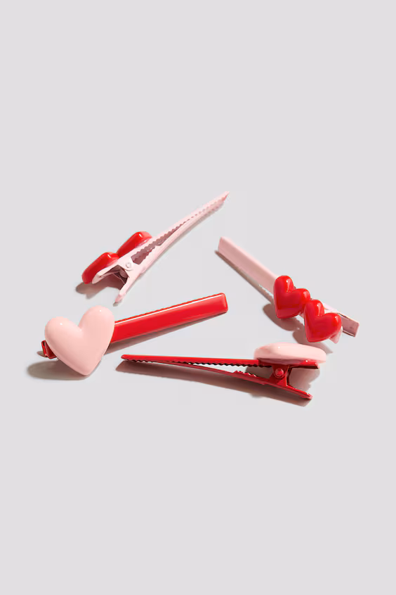 Клипсы для волос в упаковке из 4 штук