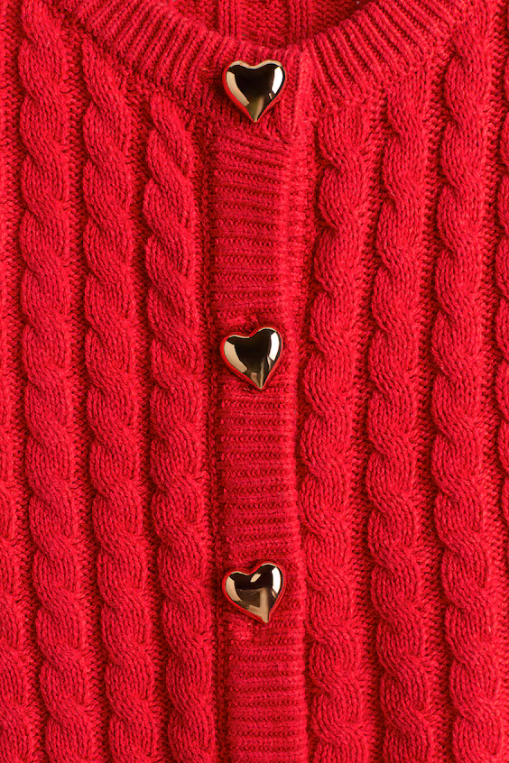 Кардиган из вязаного полотна