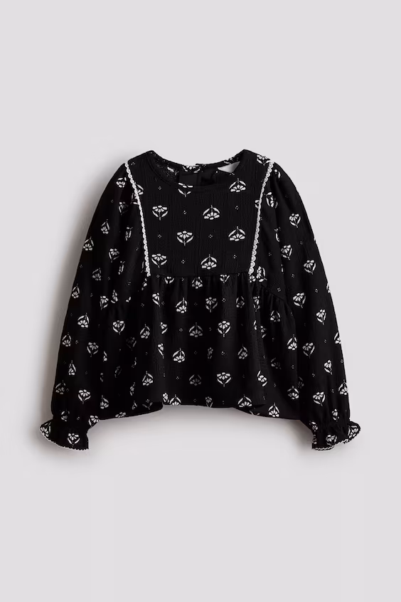 Топ из джерси с текстурой