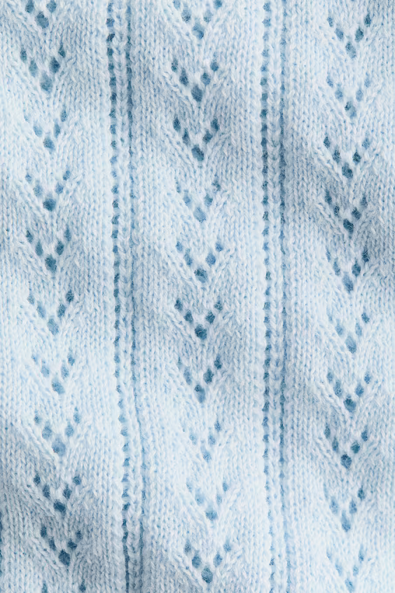 Кардиган из хлопковой пунточной вязки