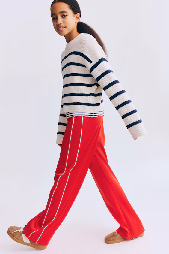 Брюки для спорта с широкими брючинами