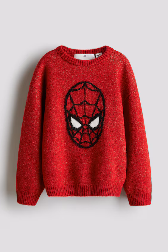 Свитер из жаккардовой ткани