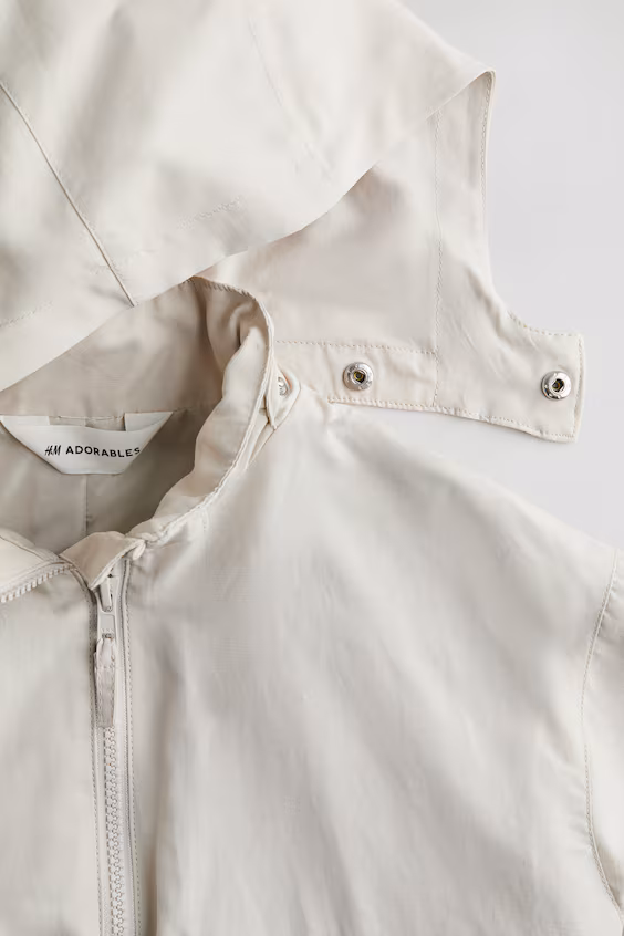 Оверсайз куртка-ветровка из смесового льна