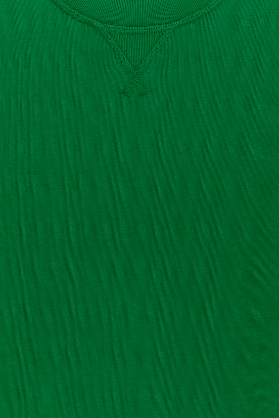 Свитер из французского терри вязаной ткани