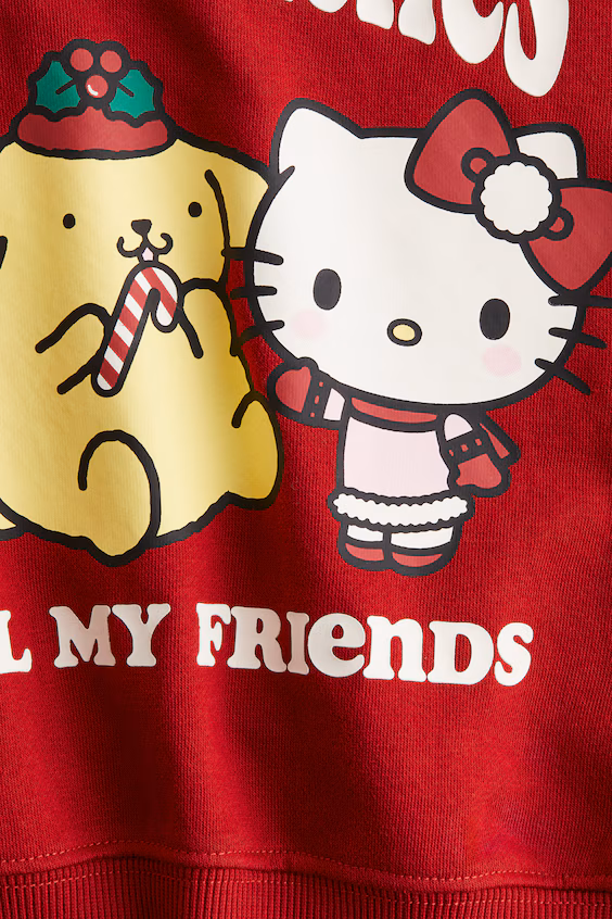 Оверсайз свитшот с принтом