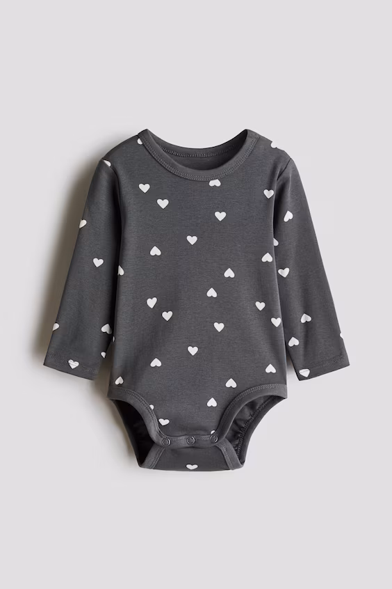 Тельное изделие с принтом из хлопка